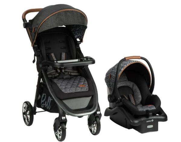 Carreola con sistema de viaje para bebé marca Monbebe Bolt, Urban Boho