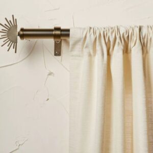 Cortinero extendible con cabecero de sol color dorado - Opalhouse