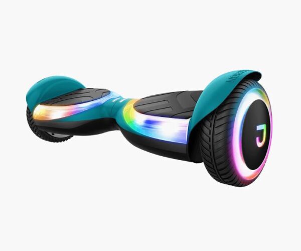 Aeropatín Hoverboard Jetson Sphere con Luces, Color Verde Azulado.