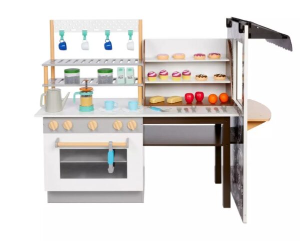 Juego de cocina de madera con accesorios de 20 piezas de 2 caras marca Little Tikes