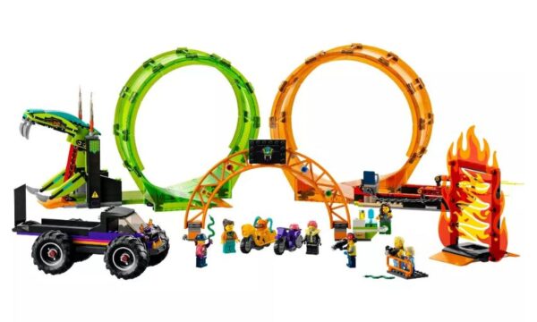 Juguete de construcción LEGO de Arena de motociclistas