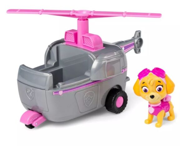Juguete de vehículo helicóptero de Skye marca PawPatrols