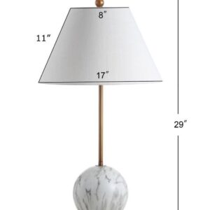 Alternative view of Lámpara de mesa LED de resina/metal de 29" marca Miami