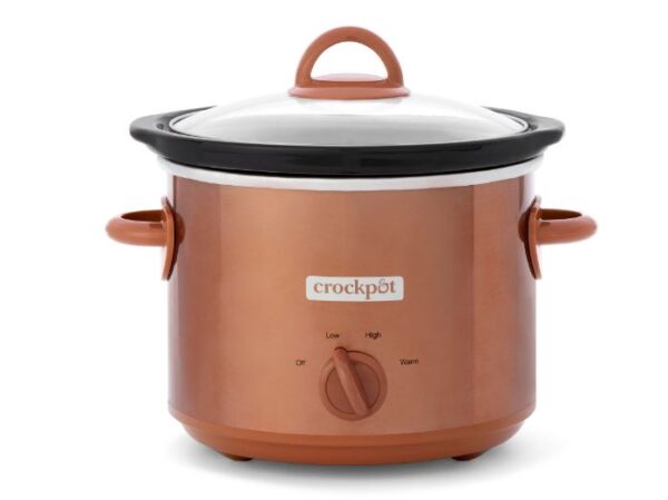 Olla de cocción lenta manual de 3 cuartos color cobre - Crockpot