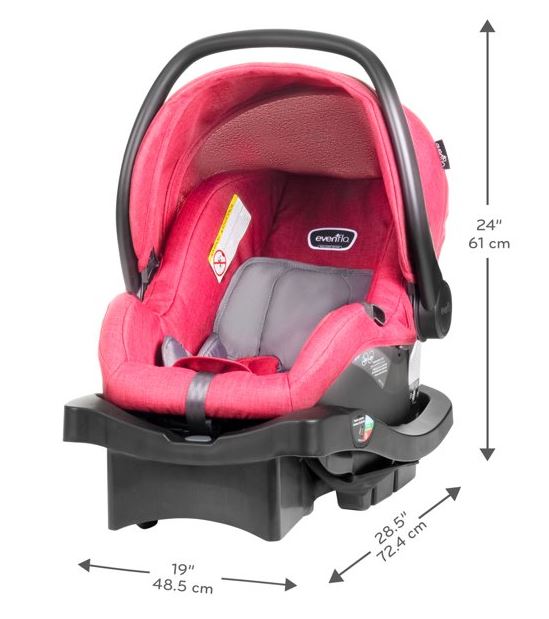 Car Seat Porta Bebe Con Base Para Carro Snugride 35 Lite LX Infant