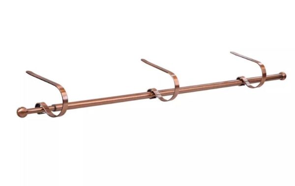 Soporte organizador para calcetines de cobre cepillado marca Rod Stocking