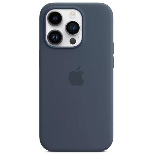 Funda para iPhone 14 Pro de silicona con MagSafe, Azul oscuro marca Apple