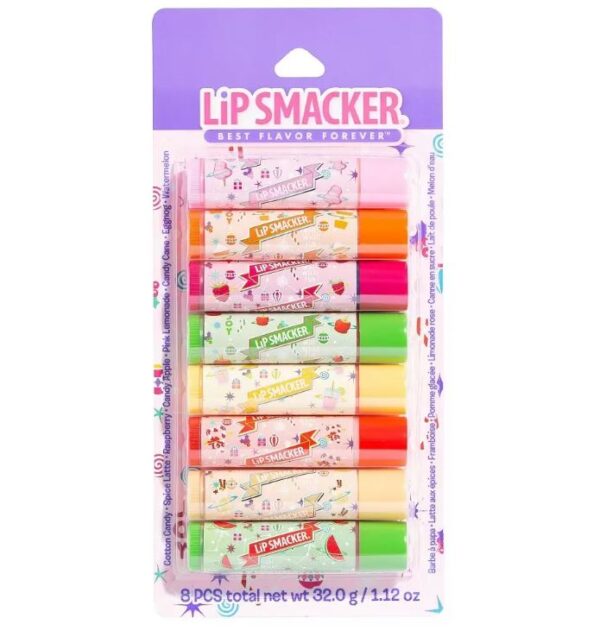 Paquete de 8 Balsamos labiales humectantes de sabores - Smacker Holiday Party