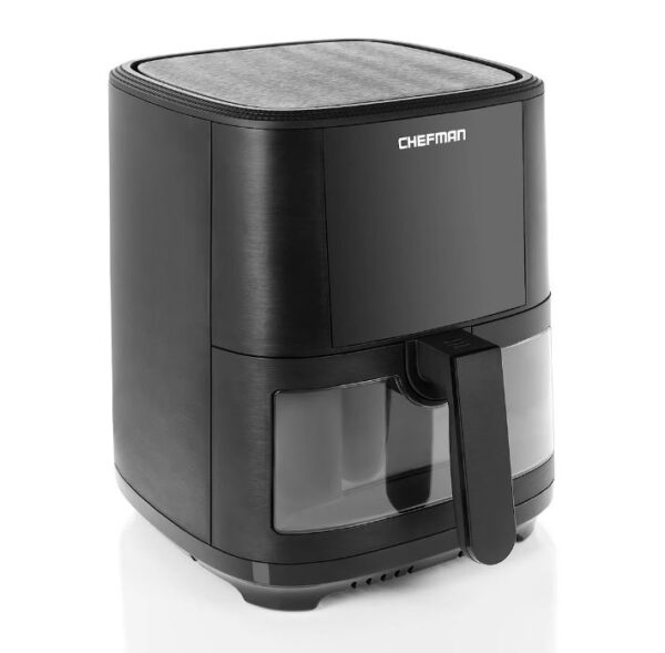 Freidora de aire de 5qt con pantalla táctil, Negro marca Chefman