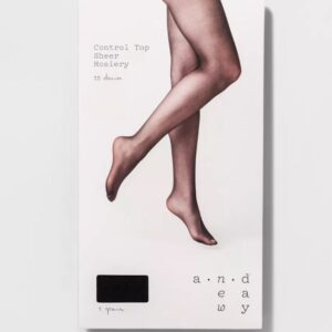 Alternative view of Medias transparentes para Mujer, Talla S/M Negro - A New Day™