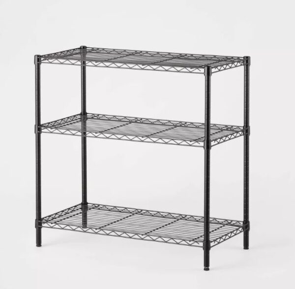 Estantería de alambre ancho de 3 niveles - Brightroom™
