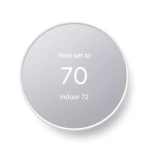 Alternative view of Termostato inteligente, blanco de Google Nest Snow