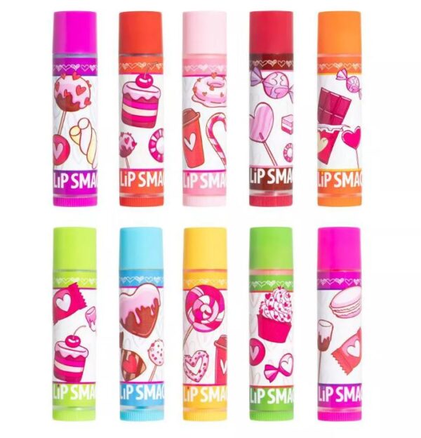 Paquete de 10 Balsamos Labiales de sabores, diferente presentacion - Lip Smacker