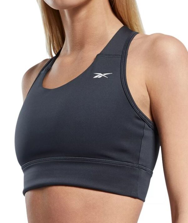 Sujetador deportivo para dama, Talla L/Negro marca Reebok