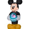 Inflable de Mickey Mouse con canasta de Pascua de 3.5 ft - Airblown