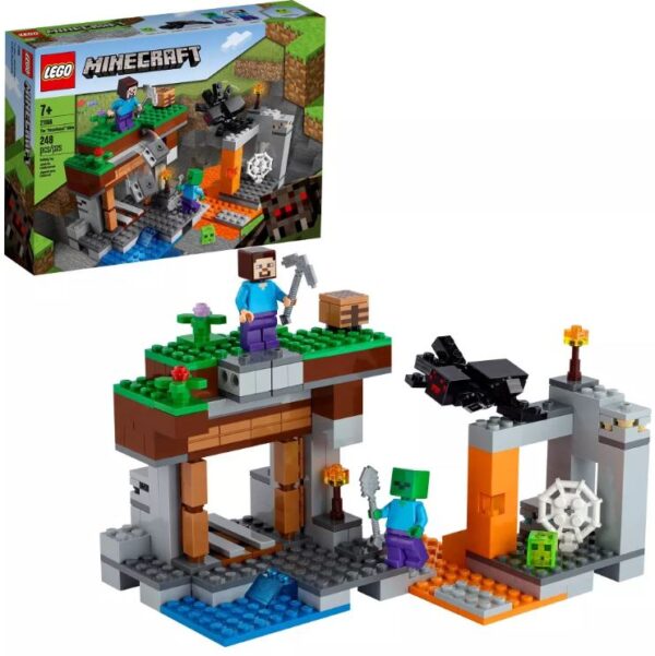 LEGO Minecraft 'La Mina Abandonada' Set con Figuras, 248 piezas.