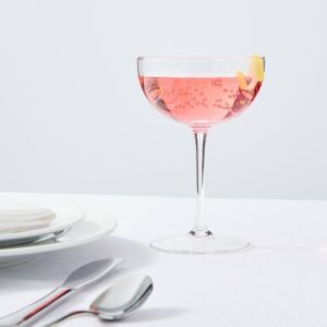 Alternative view of Paquete de 4 copas de vidrio para cóctel Marca-Threshold™