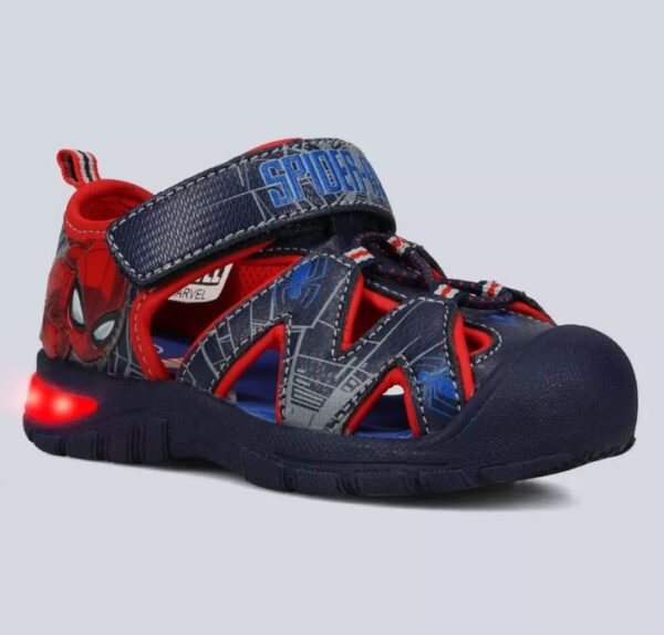 Sandalias para niños pequeños, Talla 10T de Marvel Spider-Man