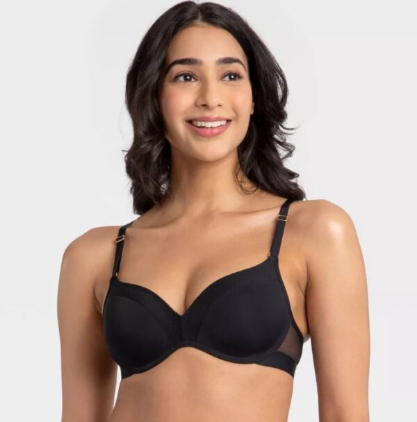 Sujetador push-up sin aros para mujer, Talla 34C/ Negro - All.You.LIVELY