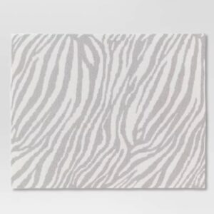 Alternative view of Cobija de punto suave, Gris sebra - Threshold