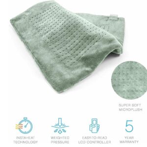 Alternative view of Almohadilla térmica extra ancha con peso de 20" x 24" - Pure Enrichment