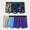 Paquete de 5 calzoncillos bóxer para niños, Talla S - All in Motion
