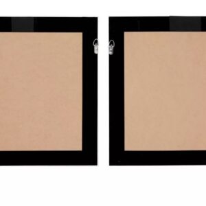 Alternative view of Juego de 2 cuadros de decoración para pared de 20" Plata/Gris marca Olivia & May