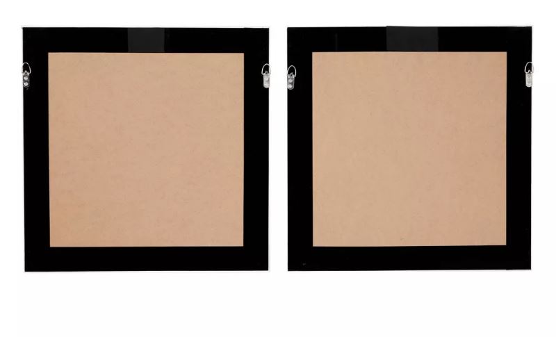 Juego de 2 cuadros de decoración para pared de 20" Plata/Gris marca Olivia & May - Imagen 2