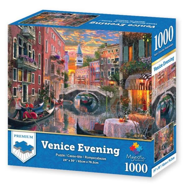 Rompecabezas de 1000 piezas Venice Evening - Springbok Majestic
