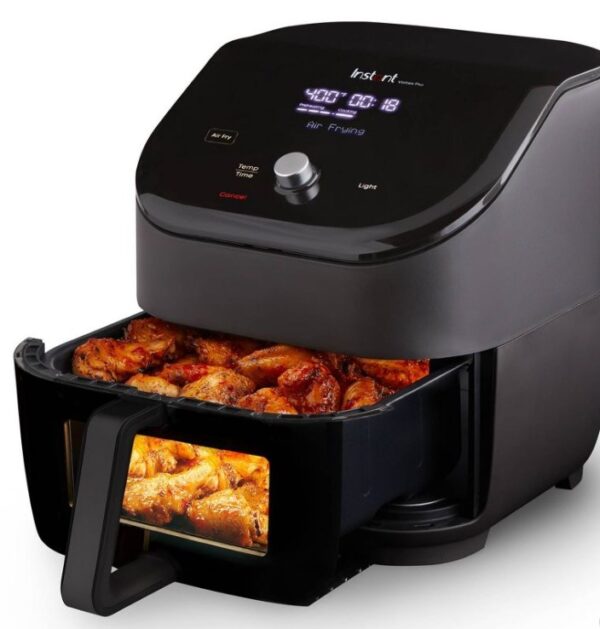 Freidora de aire Instant Vortex Plus 6 En 1- Negro