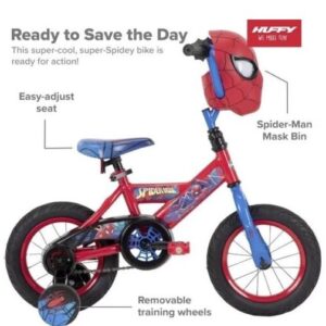 Bicicleta Marvel Spider-Man de 12″ para niños Marca Huffy