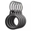 4 Protectores con llavero para AirTag, Negro - Belkin