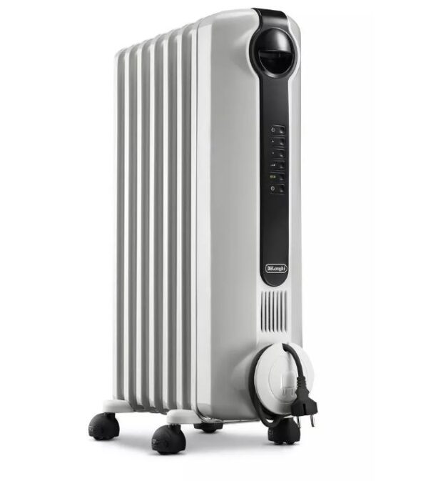 Calentón de radiador, color blanco marca DeLonghi