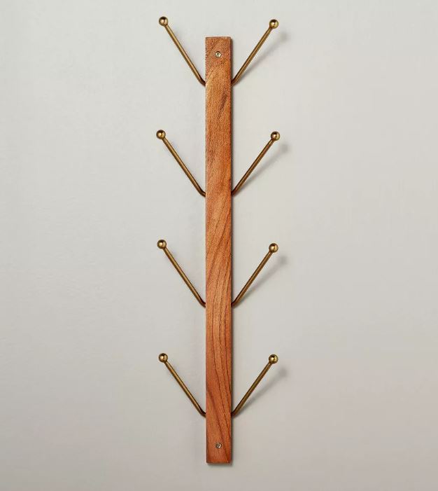 Pared Madera Colgador Pared Vertical Perchero De Pared Vertical De