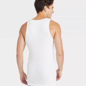 Alternative view of Paquete de 4 camisetas sin mangas para hombre, Talla L/ Blanco - Goodfellow & Co™