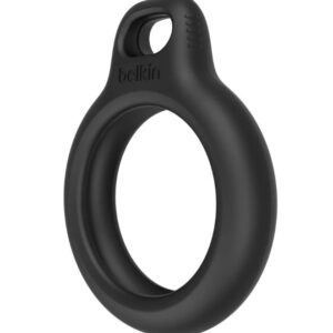 Alternative view of 4 Protectores con llavero para AirTag, Negro - Belkin