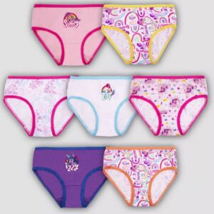 Paquete de 7 calzoncillos para niñas, Talla 6 de My Little Pony