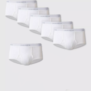 Paquete de 6 calzoncillos para hombre Talla L, Blanco - Hanes