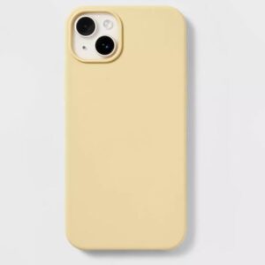 Alternative view of Funda de silicona para iPhone 14 Plus, Amarillo - heyday™