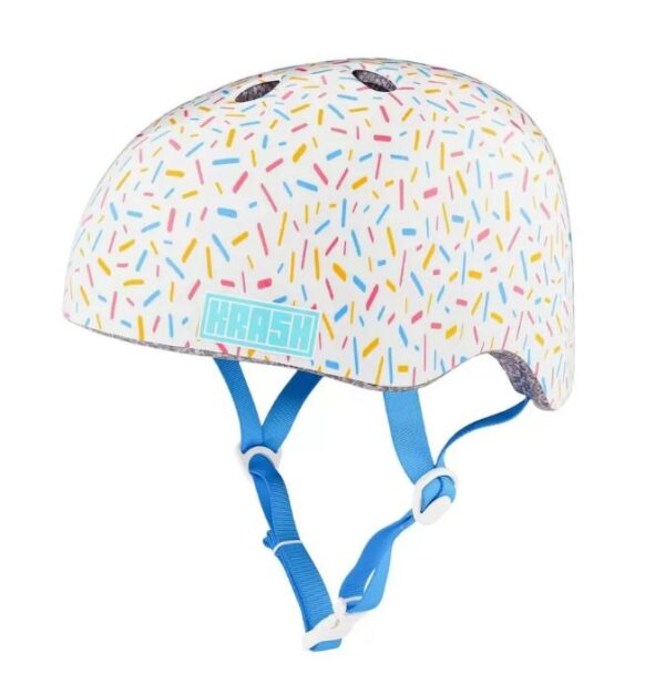Casco de bicicleta para niños, Blanco Sprinkles - Krash!