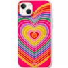 Funda para iPhone 14 Pro con MagSafe, Rainbow Hearts – Sonix