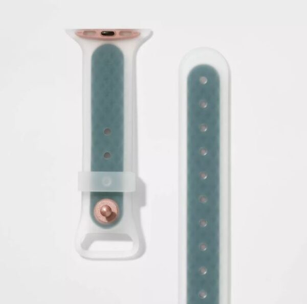 Correa de silicona para Apple Watch de 42/44/45mm, Verde – All In Motion