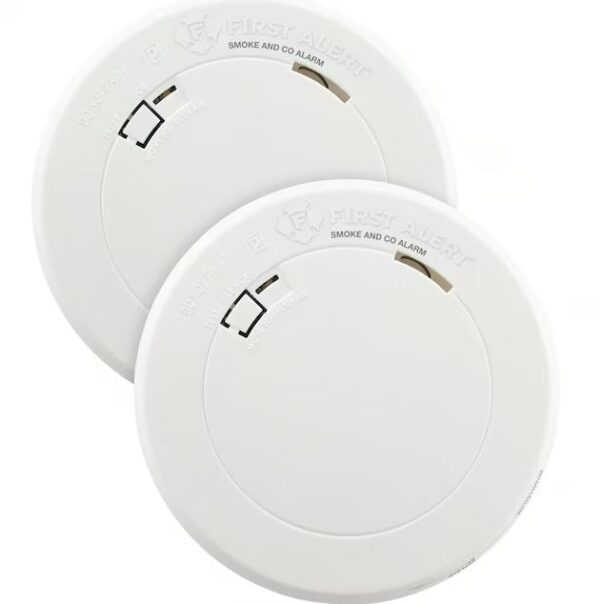 Paquete de 2 Detectores de humo marca First Alert
