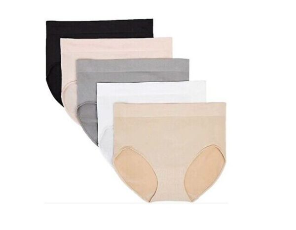 Paquete de 5 Calzoncillos Brief para mujer, Talla M -  Carole Hochman