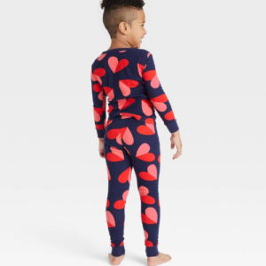 Alternative view of Conjunto de pijama con corazones para niños Talla 6-9 M