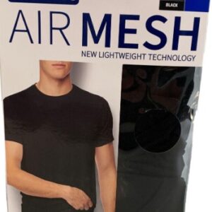 Camiseta para hombre Talla L  Color negro Pza 4 Marca-Air Mesh