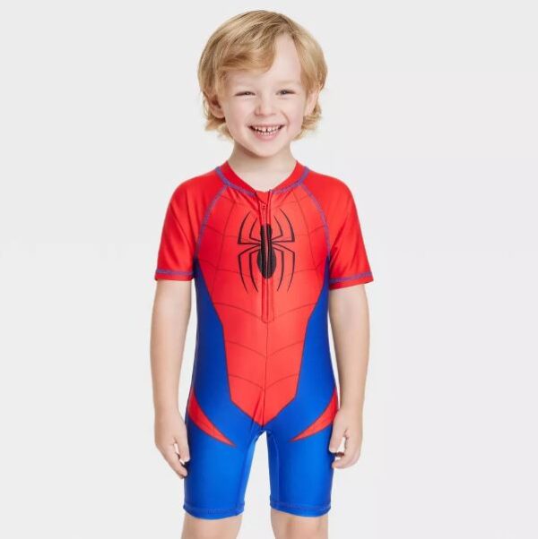 Traje de Baño para niños pequeños Talla 18M de Spider-Man