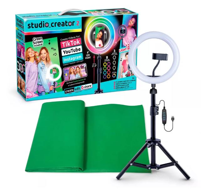 Aro de luz de 8" con pantalla verde - Studio Creator 2