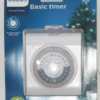 Temporizador mecánico enchufable de 24 hrs Marca-Philips