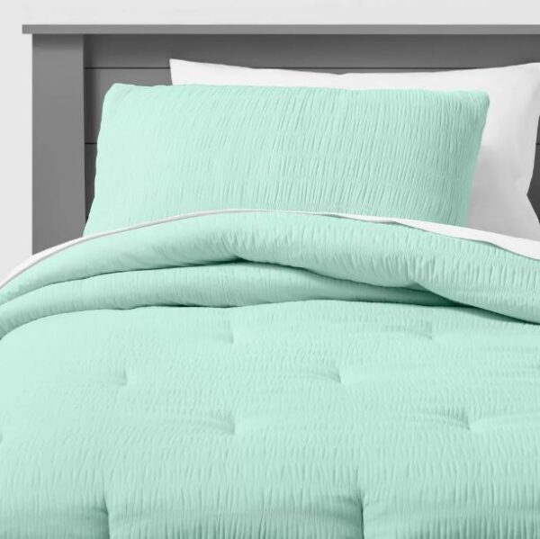 Juego de edredón (3 Piezas) Tamaño Full/Queen, verde menta - Pillowfort